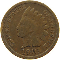 UNITED STATES OF AMERICA CENT 1901 INDIAN HEAD #a063 0211 - 1859-1909: Indian Head