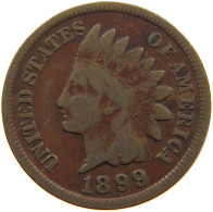 UNITED STATES OF AMERICA CENT 1899 INDIAN HEAD #a063 0199 - 1859-1909: Indian Head