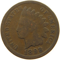 UNITED STATES OF AMERICA CENT 1898 INDIAN HEAD #s063 0449 - 1859-1909: Indian Head