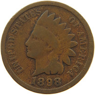 UNITED STATES OF AMERICA CENT 1898 INDIAN HEAD #a063 0193 - 1859-1909: Indian Head