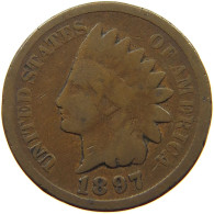 UNITED STATES OF AMERICA CENT 1897 INDIAN HEAD #s063 0217 - 1859-1909: Indian Head