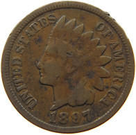UNITED STATES OF AMERICA CENT 1897 INDIAN HEAD #s063 0215 - 1859-1909: Indian Head