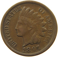 UNITED STATES OF AMERICA CENT 1897 INDIAN HEAD #c082 0269 - 1859-1909: Indian Head