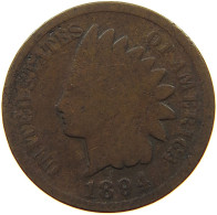 UNITED STATES OF AMERICA CENT 1894 INDIAN HEAD #s063 0371 - 1859-1909: Indian Head