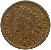 UNITED STATES OF AMERICA CENT 1893 INDIAN HEAD #c019 0339 - 1859-1909: Indian Head