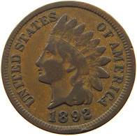 UNITED STATES OF AMERICA CENT 1892 INDIAN HEAD #s036 0743 - 1859-1909: Indian Head