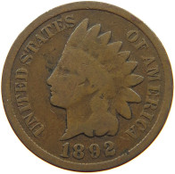 UNITED STATES OF AMERICA CENT 1892 INDIAN HEAD #s063 0235 - 1859-1909: Indian Head