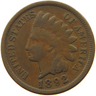 UNITED STATES OF AMERICA CENT 1892 INDIAN HEAD #c082 0271 - 1859-1909: Indian Head