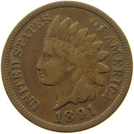 UNITED STATES OF AMERICA CENT 1891 INDIAN HEAD #c082 0265 - 1859-1909: Indian Head