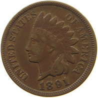 UNITED STATES OF AMERICA CENT 1891 INDIAN HEAD #a085 0931 - 1859-1909: Indian Head