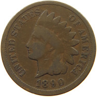 UNITED STATES OF AMERICA CENT 1890 INDIAN HEAD #s063 0321 - 1859-1909: Indian Head