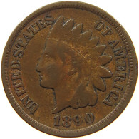 UNITED STATES OF AMERICA CENT 1890 INDIAN HEAD #c012 0123 - 1859-1909: Indian Head