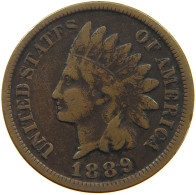 UNITED STATES OF AMERICA CENT 1889 INDIAN HEAD #a063 0227 - 1859-1909: Indian Head