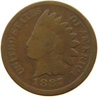 UNITED STATES OF AMERICA CENT 1887 INDIAN HEAD #s063 0181 - 1859-1909: Indian Head