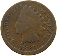 UNITED STATES OF AMERICA CENT 1887 INDIAN HEAD #s063 0345 - 1859-1909: Indian Head