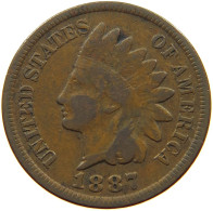 UNITED STATES OF AMERICA CENT 1887 INDIAN HEAD #s063 0073 - 1859-1909: Indian Head