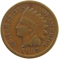 UNITED STATES OF AMERICA CENT 1887 INDIAN HEAD #c056 0067 - 1859-1909: Indian Head