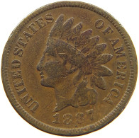 UNITED STATES OF AMERICA CENT 1887 INDIAN HEAD #c083 0645 - 1859-1909: Indian Head