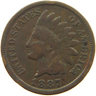 UNITED STATES OF AMERICA CENT 1887 INDIAN HEAD #c007 0177 - 1859-1909: Indian Head