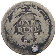 UNITED STATES OF AMERICA DIME 1876 SEATED LIBERTY #c004 0171 - 1837-1891: Seated Liberty