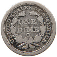 UNITED STATES OF AMERICA DIME 1853 O SEATED LIBERTY #t011 0303 - 1837-1891: Seated Liberty