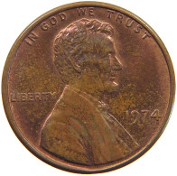 UNITED STATES OF AMERICA CENT 1974 LINCOLN MEMORIAL #c079 0293 - 1959-…: Lincoln, Memorial Reverse