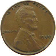 UNITED STATES OF AMERICA CENT 1950 LINCOLN WHEAT #s063 0553 - 1909-1958: Lincoln, Wheat Ears Reverse