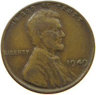 UNITED STATES OF AMERICA CENT 1949 LINCOLN WHEAT #s063 0829 - 1909-1958: Lincoln, Wheat Ears Reverse