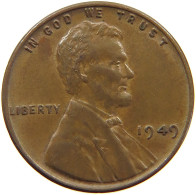 UNITED STATES OF AMERICA CENT 1949 LINCOLN WHEAT #a067 0095 - 1909-1958: Lincoln, Wheat Ears Reverse