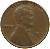 UNITED STATES OF AMERICA CENT 1946 LINCOLN WHEAT #a032 0451 - 1909-1958: Lincoln, Wheat Ears Reverse