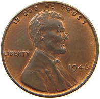 UNITED STATES OF AMERICA CENT 1946 Lincoln Wheat #s063 0875 - 1909-1958: Lincoln, Wheat Ears Reverse