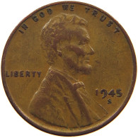 UNITED STATES OF AMERICA CENT 1945 S LINCOLN WHEAT #c079 0249 - 1909-1958: Lincoln, Wheat Ears Reverse