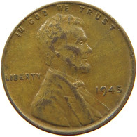 UNITED STATES OF AMERICA CENT 1945 LINCOLN WHEAT #s063 0151 - 1909-1958: Lincoln, Wheat Ears Reverse
