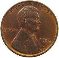UNITED STATES OF AMERICA CENT 1945 Lincoln Wheat #s063 0871 - 1909-1958: Lincoln, Wheat Ears Reverse