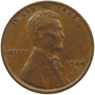 UNITED STATES OF AMERICA CENT 1944 S LINCOLN WHEAT #a063 0295 - 1909-1958: Lincoln, Wheat Ears Reverse