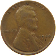 UNITED STATES OF AMERICA CENT 1944 S LINCOLN WHEAT #a014 0071 - 1909-1958: Lincoln, Wheat Ears Reverse