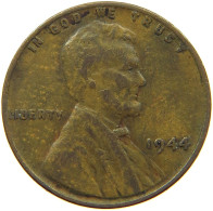 UNITED STATES OF AMERICA CENT 1944 LINCOLN WHEAT #s063 0853 - 1909-1958: Lincoln, Wheat Ears Reverse