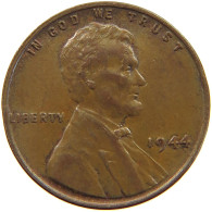 UNITED STATES OF AMERICA CENT 1944 LINCOLN WHEAT #a075 0565 - 1909-1958: Lincoln, Wheat Ears Reverse