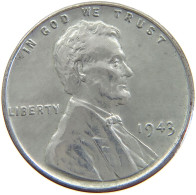 UNITED STATES OF AMERICA CENT 1943 Lincoln Wheat #a074 0391 - 1909-1958: Lincoln, Wheat Ears Reverse