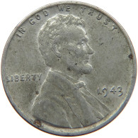 UNITED STATES OF AMERICA CENT 1943 LINCOLN WHEAT #s023 0027 - 1909-1958: Lincoln, Wheat Ears Reverse