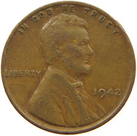 UNITED STATES OF AMERICA CENT 1942 LINCOLN WHEAT #s063 0139 - 1909-1958: Lincoln, Wheat Ears Reverse