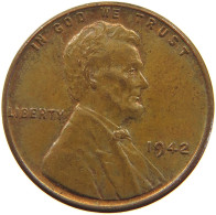 UNITED STATES OF AMERICA CENT 1942 Lincoln Wheat #c079 0281 - 1909-1958: Lincoln, Wheat Ears Reverse