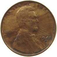 UNITED STATES OF AMERICA CENT 1941 S LINCOLN WHEAT #c012 0055 - 1909-1958: Lincoln, Wheat Ears Reverse