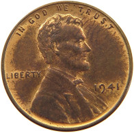 UNITED STATES OF AMERICA CENT 1941 Lincoln Wheat #s063 0585 - 1909-1958: Lincoln, Wheat Ears Reverse