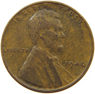 UNITED STATES OF AMERICA CENT 1940 LINCOLN WHEAT #s063 0787 - 1909-1958: Lincoln, Wheat Ears Reverse