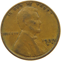 UNITED STATES OF AMERICA CENT 1939 S LINCOLN WHEAT #s063 0769 - 1909-1958: Lincoln, Wheat Ears Reverse