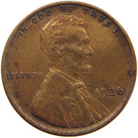 UNITED STATES OF AMERICA CENT 1936 LINCOLN WHEAT #a063 0305 - 1909-1958: Lincoln, Wheat Ears Reverse