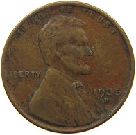 UNITED STATES OF AMERICA CENT 1935 D LINCOLN WHEAT #s063 0803 - 1909-1958: Lincoln, Wheat Ears Reverse