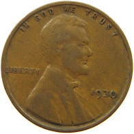 UNITED STATES OF AMERICA CENT 1930 LINCOLN WHEAT #s063 0865 - 1909-1958: Lincoln, Wheat Ears Reverse