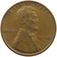 UNITED STATES OF AMERICA CENT 1930 Lincoln Wheat #a096 0001 - 1909-1958: Lincoln, Wheat Ears Reverse